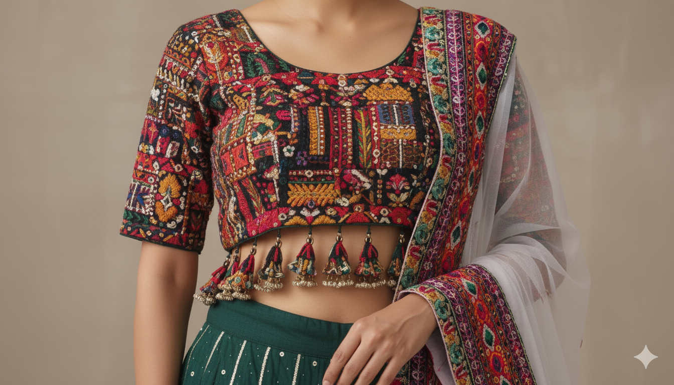 product olive green with white duppata