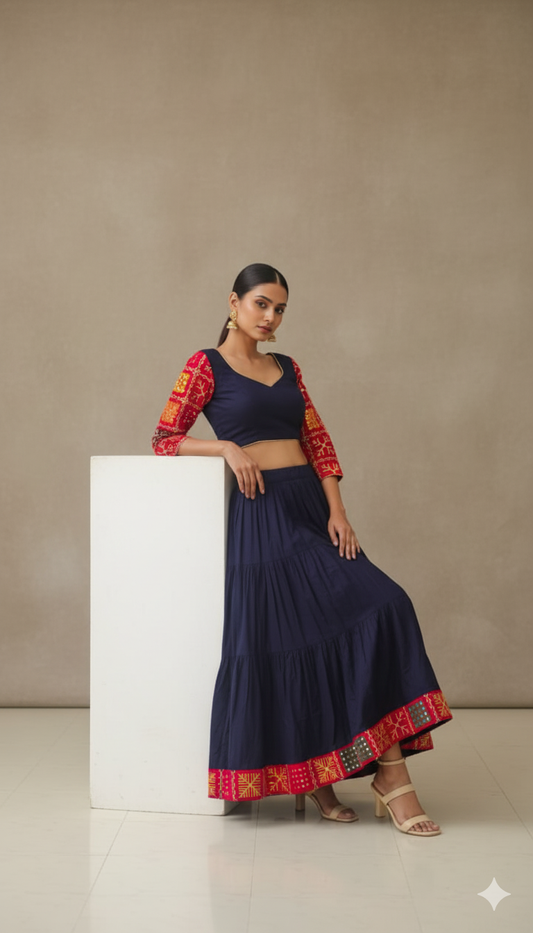 product classic red and blue