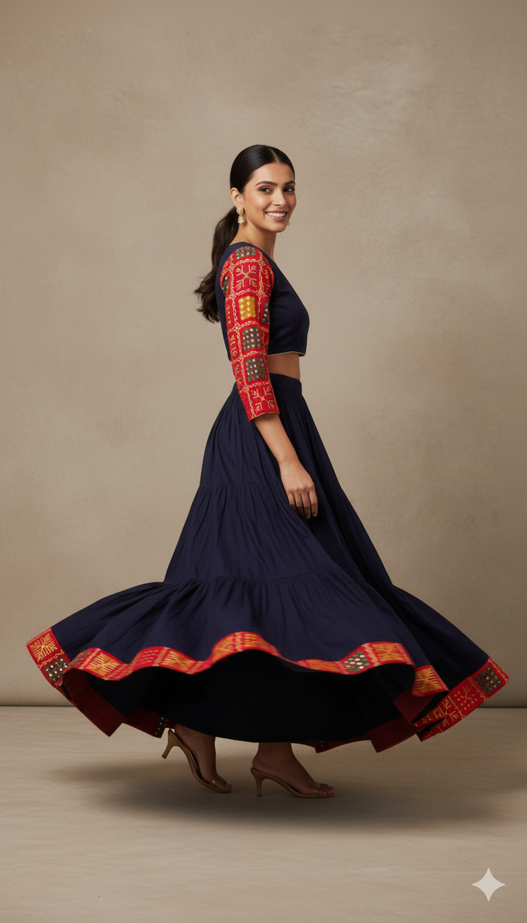 product classic red and blue