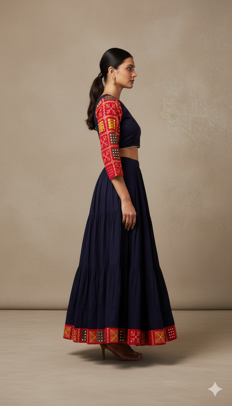 product classic red and blue